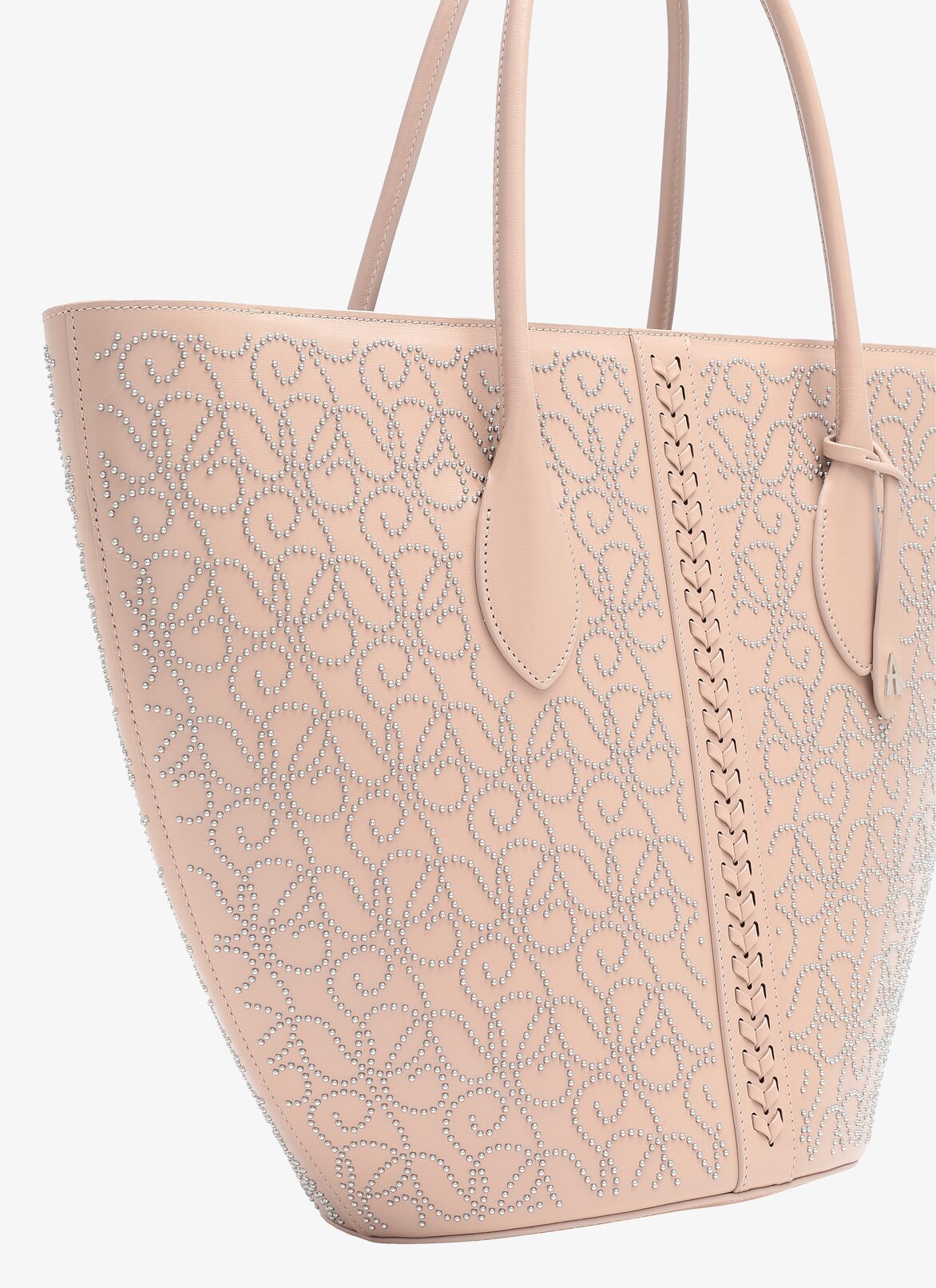 LATIFA SMALL CUIR LUX ONDE+TRESSE SAND ALAÏA SANDY  LATIFA SMALL CUIR LUX ONDE+TRESSE SAND